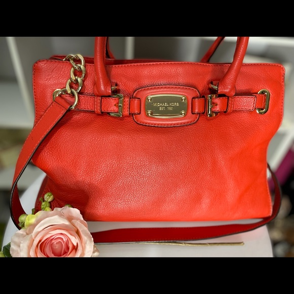 Preloved Michael Kors Hamilton Mandarin Handbag - Picture 3 of 11